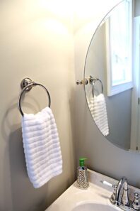 Stainless Steel wall-mounted round towel ring